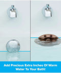 Bathtubs Drain Stoppers with Leakproof Designs, Clear in water, showing clear and brown stoppers for effective draining.