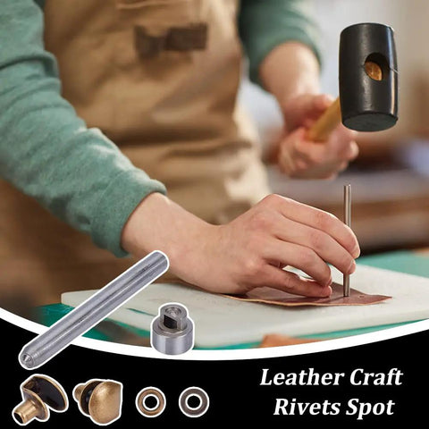Crafting with 20 Piece Boot Hook Kit With Brass Shoelace Eyelets And Rivets, Press Stud Tools, Lace Hooks for outdoor boots