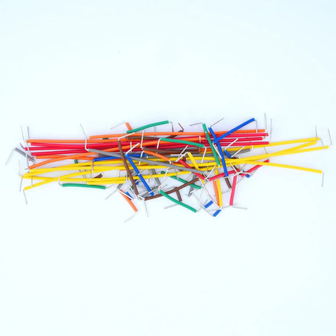 840 Piece Breadboard Jumper Wires Kit With Fourteen Lengths From Two Millimeters To One Hundred Twenty Five Millimeters For Arduino Projects And DIY Electronics Includes Sixty Wires Per Size For Easy Prototyping Made For Makers displayed