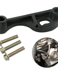 Exhaust Manifold Clamp Bolt Repair Kit For GM Vehicles Hummer H2 Escalade Tahoe with bolts and installed view