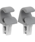 Two Piece Car Sun Visor Clip Hook Bracket Replacement 74348 06030 for Toyota Camry Corolla Matrix Highlander, OEM style