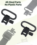 Two Point Crossbow Sling Attachments Mounts With Three Swivels All Metal No Plastic Easy Install Traditional Sling Setup
