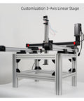 Customization 3-axis linear stage with motorized belt driven CNC linear rail guide stage for 3D printers, 200mm travel