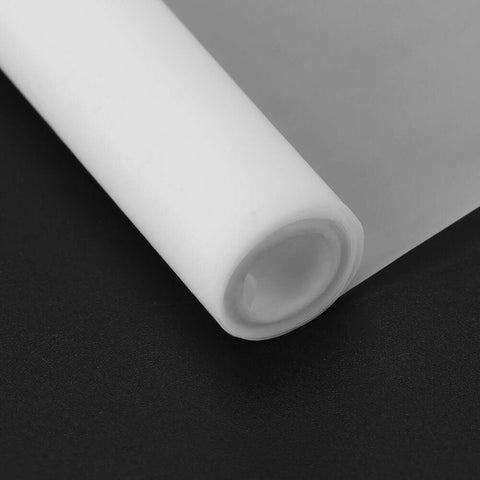 Nonstick PTFE Film Roll For Heat Press Transfers And Craft Projects, close-up view showing smooth, white surface, reusable heat mat sheet