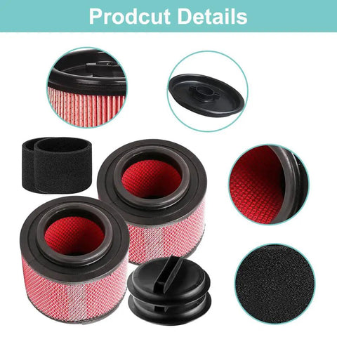 Two Pack Vacuum Filter Replacement Compatible With VF408, VF410P, Beast VFB511B 0201 And Cleva Industrial VF408B product image