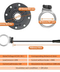 Specifications of Electric Bicycle KT PAS 8 Magnet Speed Sensor For Ebike Power Pedal Assist System With Waterproof 3 Pin SM Plug 1to1