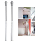 Soft Close Gas Stay Hinges for Cabinets and Storage Boxes, 2 Pack, 150N Lift Support With Thick Zinc Alloy Connector shown in use