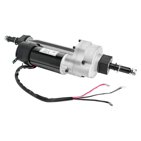 24V 350W Electric Motor Transaxle Gear Reduction with 20mm Shaft for DIY Electric Bikes Scooters and Go Karts shown in detail