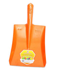 Heavy Duty Garden Shovel For Digging And Trenching, durable iron tool with bright orange handle for landscaping and gardening