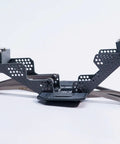 Trekker18 LCG Titanium RC Crawler Chassis Upgrade For Ascent 18, side view showcasing carbon linkages TT-0019