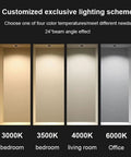 Top Shelf Six Pack Adjustable Recessed Ceiling Lights With 20 Degree Tilting For Hassle Free Retrofit Installation In Living Rooms Using Sleek Aluminum Housing Delivers Crisp Glow At Five Eight Twelve Or Eighteen Watts To Fix Your Home Look Today, showcasing different color temperatures and beam angle effects.