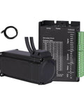 Beefy Closed Loop Servo Motor For CNC With 57mm Frame Nema 23 Stepper Encoder, cable, and driver for industrial automation.