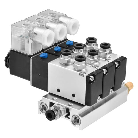 Beefy 4V210-08 Solenoid Pneumatic Valve with AC220V Coil, 5 Way 2 Position Air Control, PT1/4 Ports, heavy-duty industrial valve