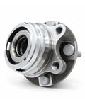 Front view of a front wheel bearing hub assembly, 2.5L 29-spline 5-lug, for 2007 to 2013 Nissan Altima sedans and S Coupe.