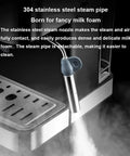 Top Shelf 20 Bar Semi Automatic Espresso Coffee Maker With Reliable Milk Frother Wand And Quick Fill Water Tank For Smooth Sipping Vibes Right On Your Kitchen Counter Daily, featuring detachable stainless steel steam pipe.