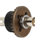 Center Diff Bevel Gear Set For 1/16 RC Cars, 30T Upgrade For SCY 16101 16102 16103 16201, metal gear improves alignment
