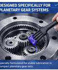 Applying Pro Grade Low Noise Lithium Complex Gear Grease to planetary gear system with brush for quiet operation and protection.