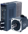 AC Servo Motor Kit A6 Series 750W With 3000 RPM 2.39 Nm 17 Bit Absolute Encoder IP67 shown with driver and cable