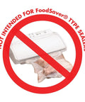 Chamber Vacuum Pouches 3 Mil Thick, 10 x 13 Inches, BPA Free Pre Cut Bags With Tear Notch shown not for FoodSaver use