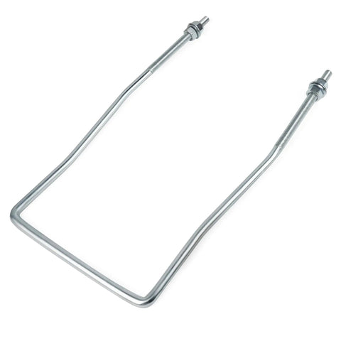 Beefed Up U Bolt Front Draft Arm Replacement For John Deere Tractors X300 Through X590 Series M157568 M153771 Compatible Front Draft Arm Lift Bracket Heavy Duty Metal, 255 mm U-bolt