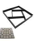 Reusable Concrete Walk Maker For DIY Garden Paths And Patio Pavers Create Stepping Stone Designs For Lawn Yard And Deck 40cm