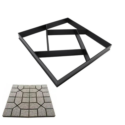 Reusable Concrete Walk Maker For DIY Garden Paths And Patio Pavers Create Stepping Stone Designs For Lawn Yard And Deck 40cm