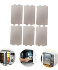 6 Pack Microwave Mica Sheet Covers For Heat Insulation And Burn Protection, Easy Cut Waveguide Replacement Plates