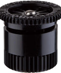 Close-up of Pro 4-Inch Pop Up Sprinkler Head with adjustable 0 to 360 degree spray pattern for in-ground lawn irrigation