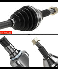 Close-up of Front CV Axle Shaft Assembly Set Of 2 For Nissan Maxima 2009 2014 3.5L V6 Gas Front Left And Right
