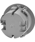 18 Cu In PVC Old Construction Ceiling Junction Box For Old Work Non Metallic J Box ETL Listed 2 Hour Fire Rating Gray