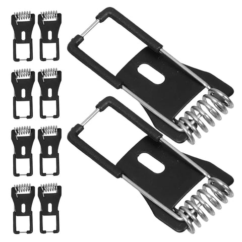 Lawsen Spring Clips Recessed Lighting 60pcs LED Downlight Mounting Accessories Spring Clips for Ceiling Lamp Bracket Wall Compatible, black metal clips