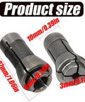Six Pack Die Grinder Collets Set With 1/4 Inch And 1/8 Inch Arbors Shanks 3 mm and 6 mm collets product size details