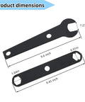 Diagram of Table Saw Wrench Set Two Pack Fits BTS10S BTS12S RTS21 10 Inch Table Saw Models Built Tough Forged Steel Blade Change Tool