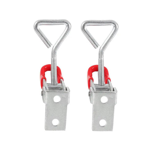 2 Pack Adjustable Draw Latch Set Spring Loaded Toggle Lock With Anti Metal For Boxes Cases Chests Cabinets Drawers And Closets Easy Install Durable Hardware For Home Office Shop