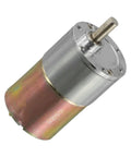 Heavy Duty 37Mm Metal Brushed Dc Motor With Dead Silent Operation And Sick High Torque Output Featuring Rock Solid All Metal Gears For Smooth Reversible Rotation That Slays Vending Machines And Diy Automation Projects, showing the motor's aluminum housing.