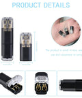 Ultimate 50-Pack Reusable Double Wire Plug-In Connectors with Secure Locking Buckle and Quick-Clip Fasteners, various views