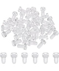 Clear Acrylic Screws M6 x 12mm Round Head Phillips Bolts for Machine Accessories and DIY Projects in Electronics, Wind Power