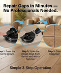 Floor Gap Fixer Tool For Laminate Wood Tile And Vinyl Floors With Heavy Duty Suction Cup Adjustable Height Setter And Quick Lock