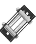 4 Way Winch Roller Fairlead Cable Guide For Smooth Wire Rope Operation 4500Lb High Strength Steel With Quick Install Design Improves Stability Reduces Friction And Keeps Your Winch Ready For Any Terrain. black steel roller fairlead