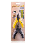 Two Pack Mini Flat Nose Pliers Nippers DIY Tool Set For 3D Metal Model Kits And Jigsaw Puzzles in retail packaging