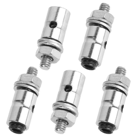 20Pcs RC Airplane Pushrod Kit With Nylon Control Horns 20x11mm, Clevis 1.2x21mm, Pushrod Connectors 1.3mm, Plus Steel Z Style Pushrods 1.2x180mm For Aileron Elevator Rudder Linkage, silver connectors