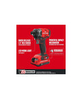 V20 Cordless Impact Driver Kit With 1/4 Inch Quick Release Chuck Battery And Charger Included Brushless Motor Delivers