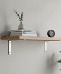 Stainless Steel L Shaped Shelf Brackets Heavy Duty Wall Mount Supports For Floating Shelves Built To Last And Keep Things Level For Books Decor And Electronics 1 Piece