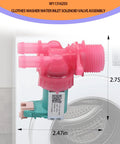 Washer Water Inlet Valve Replacement 120V 60Hz Solenoid For Whirlpool Amana Maytag Front Load Washers No Brainer Install Durable Part You Can Trust Direct Replacement Valve With Easy Fit For Quick DIY Fixes And Long Lasting Performance. 2.75in