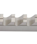 Close-up of taper teeth on Half Inch D Type Keyway Broach Set High Speed Steel Manual Broaching Tool for Metal Iron and Brass Use