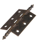 Self Closing Reversible Door Hinge With Antique Bronze Finish 6 Hole Mount Heavy Duty Cabinet And Furniture Hardware For Doors