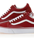 Robust Type M Sure Grip Bushing With 3.44 Inch Bore And 6.5 Inch Outer Diameter side view showcasing red suede sneakers with white accents.