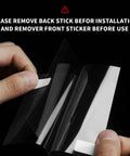 Five Pack Screen Protector For Anycubic Photon Mono 4 And Ultra Resin 3D Printers Ultra Clear Film being peeled before installation