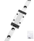 300mm MGN9 Linear Sliding Rail Guide with MGN9H Carriage Block for 3D Printers and CNC Machines, smooth bearing steel rails