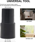 9 Pcs Vacuum Attachments Kit For One And One Quarter Inch And One And Three Eighths Inch Vacuum Hoses connector adapter